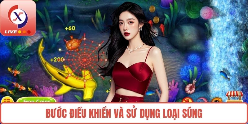 Bước điều khiển và sử dụng loại súng