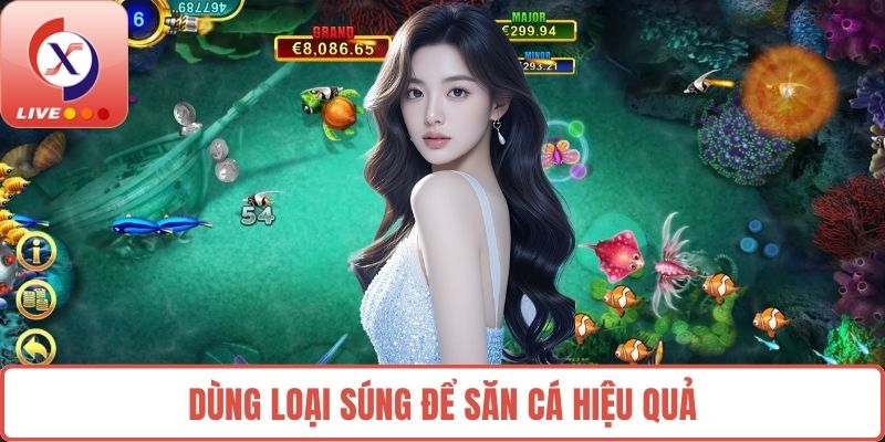 Dùng loại súng để săn cá hiệu quả